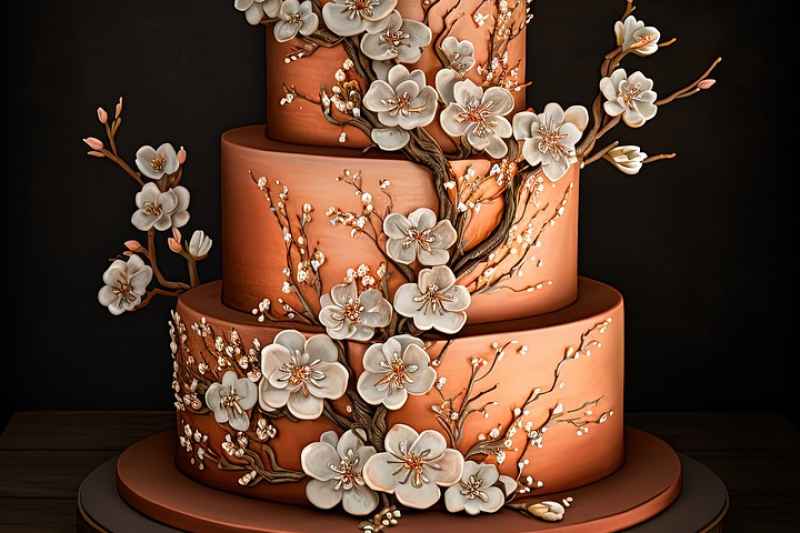Torte nuziali 2023, matrimoni primavera-estate, gusti e decorazioni floreali a forma di albero