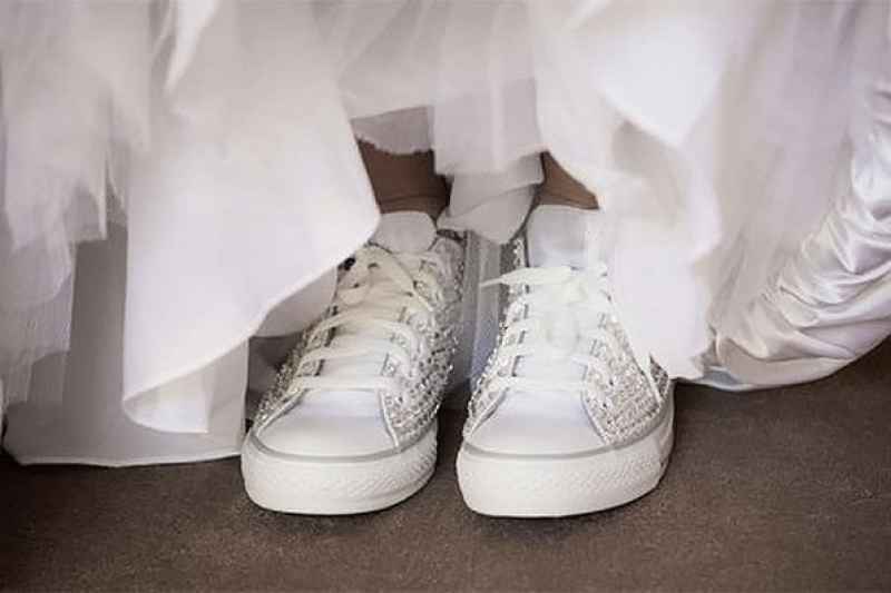 Le scarpe da sposa