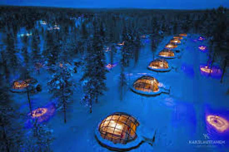 Matrimonio: viaggio di nozze in Finlandia, dormendo in un igloo di vetro