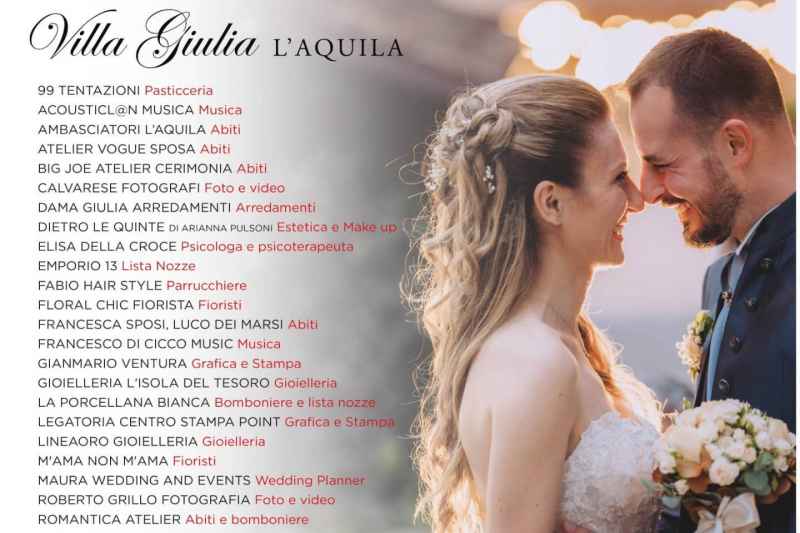 SposiAMOci: un week end a Villa Giulia (AQ) con gli esperti del vostro matrimonio